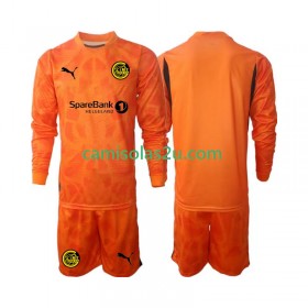 Camisolas de futebol FK Bodo Glimt Guarda Redes Criança Equipamento Alternativa 2025 Manga Comprida